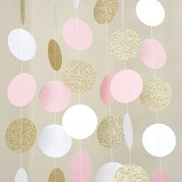 Circle Paper Garland - Assorted Colors - Funzoop