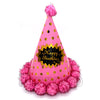 Cone shaped Pom-pom polka Birthday Hat for Girls - Funzoop 