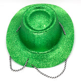 Cowboy Glitter Hat - Green