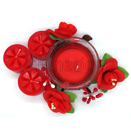 Decorative Candles Gift Set Packed Top View - Funzoop