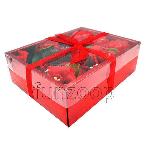 Decorative Candles Gift Set Opened Side View - Funzoop