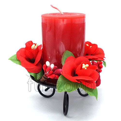 Decorative Candles Set with Stand Opened - Funzoop