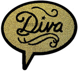 Diva photo booth placard with stylish typography for party photography and celebration selfies from Funzoop The Party Shop