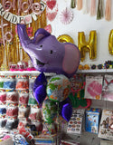 Dumbo Elephant 5 in 1 Foil Balloons Bouquet Set [5 Pcs] Helium Inflated Funzoop The Party Shop
