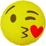 18 inches emoji kissing foil balloon with playful yellow emoji face design from Funzoop The Party Shop
Kissing emoji foil balloon for fun birthday party decoration from Funzoop The Party Shop
Emoji helium foil balloon for themed celebration and party décor from Funzoop The Party Shop
