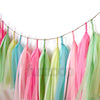 15 Pcs Tissue Paper Tassel Garland Assorted - Funzoop