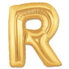 40" Large Foil Alphabet Balloons- Golden (Letter R) - Funzoop