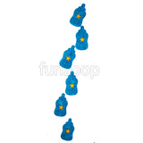 Feeding Bottle Shaped Baby Shower/Arrival Glitter Banner Hanging Decoration Blue  Hanging - Funzoop