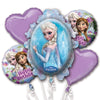 Frozen Theme 5 in 1 Foil Balloons Bouquet Set [5 Pcs] - Funzoop