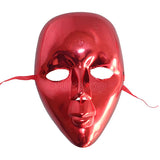 Full Face Masquerade Glitter Mask - Magenta