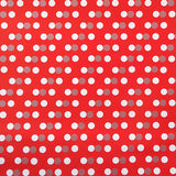 Gift Wrapping Paper Sheets White Polka - Funzoop