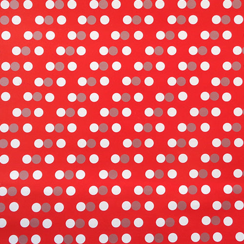 Gift Wrapping Paper Sheets White Polka - Funzoop