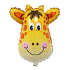 Cute Giraffe Face Shaped Jungle Theme Foil Balloon - Funzoop The Party Shop