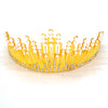 Glass Beads Bridal Tiara Hair Crown