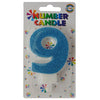 Birthday Glitter Number Cake Candle [Golden/ Silver / Pink / Blue] available in digits 0 to 9