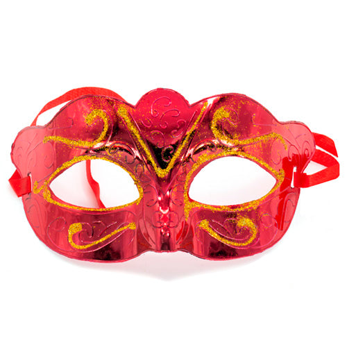 Glitter Party Eye Mask - Red by Funzoop