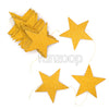Extra Large 14 Feet Glitter Star Paper Garland (Golden) - Funzoop