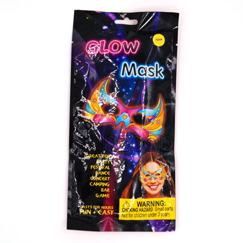 Glow-in-the-dark eye mask packaging by Funzoop