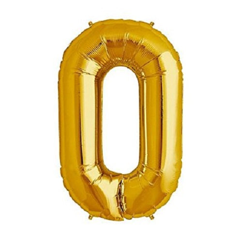 16" Foil Alphabet Balloons- Golden (Letter O)