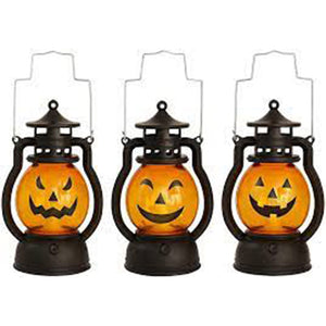 Halloween Pumpkin Face LED Lantern