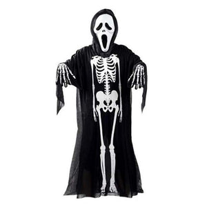 Halloween Scary Ghost Skeleton Costume