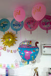Hanging Pram Welcome Baby Ceiling Decor - Funzoop