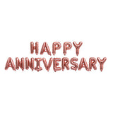 Happy Anniversary Foil Banner [Rose Gold] - Funzoop