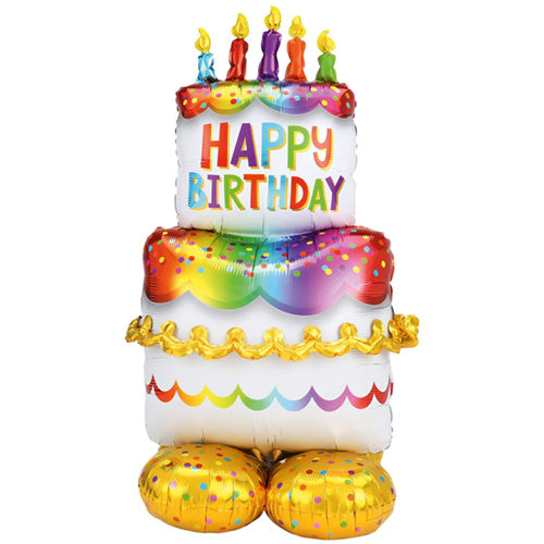 Amazon.com: Oasis Supply Multicolored Balloon Cluster Cake & Cupcake  Topper, Reusable Plastic Topper For Cake Decorations, 5” Tall, 4 Pack :  Grocery & Gourmet Food