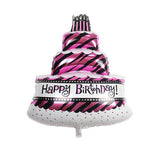 Happy Birthday Cake Shaped Foil Balloon2 - Funzoop