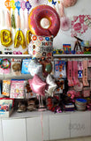 Happy Birthday Donuts Helium Foil Balloon Bouquet (BQ14) - Funzoop The Party Shop
