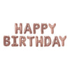 Happy Birthday Foil Banner [Rose Gold] - Funzoop