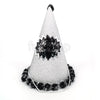 Happy Birthday Silver Pom Pom Glitter Hat - Funzoop