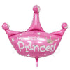 Happy Birthday Princess Crown Shape Foil Balloon - Funzoop