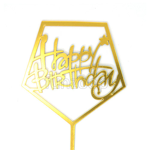 Penta Cake Topper Silver - Funzoop