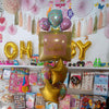 Happy Birthday Stay Fabulous 5 in 1 Foil Balloons Bouquet Set [5 Pcs] - Funzoop