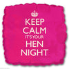 Hen Night Hot Pink Square Balloon - Funzoop