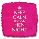 Hen Night hot pink square foil balloon with vibrant bridal party design from Funzoop The Party Shop
Hot pink hen party foil balloon for bachelorette celebration decoration from Funzoop The Party Shop