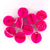 Honeycomb Balls Garland Pink sold by Funzoop - The Party Shop