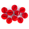 Honeycomb Balls Garland Red - Funzoop The Pasrty Shop