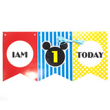 I Am One Today Wall Banner (Red) - Funzoop