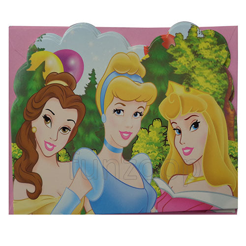 Invitation Cards & Envelopes - Princesses for sharing event details and introducing a coordinated birthday party theme.
