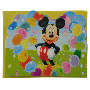 Invitation Cards & Envelopes - Mickey Mouse [10 Nos] - Funzoop