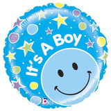 21" It's a Boy New Baby Boy Arrival Foil Balloon - Funzoop