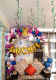 Jungle Theme Half Arch Wall Backdrop (WD05) - Funzoop The Party Shop