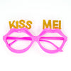 Kiss Me themed party glasses for Valentine's Day and special occasions from Funzoop The Party Shop