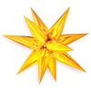 25" Large 12 Point Star Foil Balloon - Golden