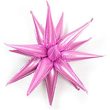 25" Large 12 Point Star Foil Balloon - Pink