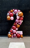 Large Balloon Mosaic - Numbers & Letters [BQF52] - Number2-multi-color