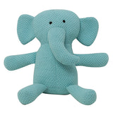 Little Ganesha pearl aqua knitted stuffed soft toy by Pluchi from Funzoop The Party Shop