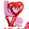 LOVE & Red Heart Foil Balloon Combo